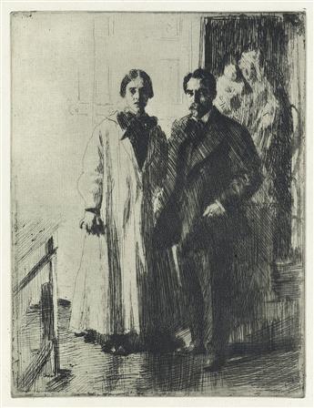 ANDERS ZORN Three etchings.